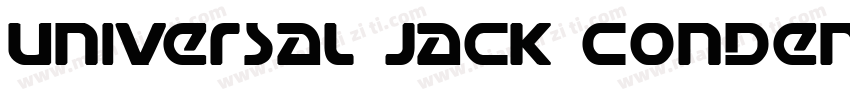 Universal Jack Condensed Ital Conde字体转换